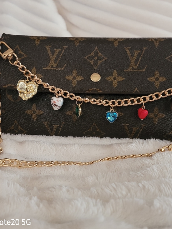 Louis Vuitton Handbags - Louis Vuitton Brown Monogram Canvas Charm Chain Wallet